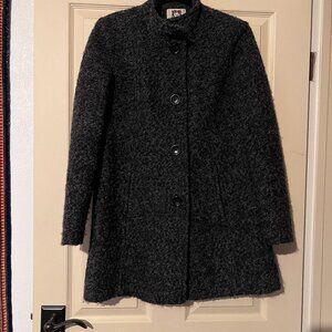 Anne Klein 3/4 length wool boucle coat